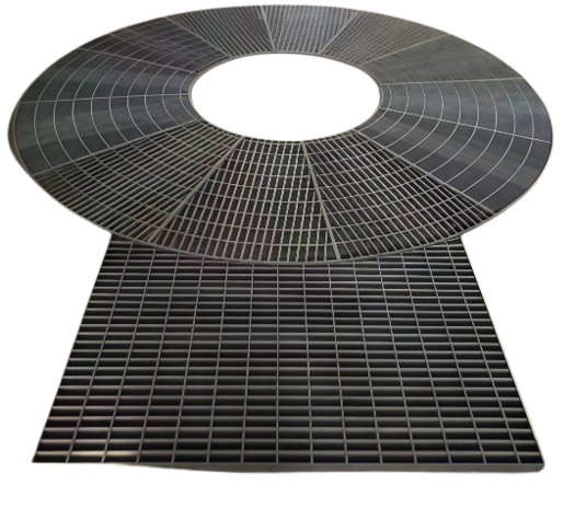 "Durable circular gratings designed for drainage, flooring, and industrial use. Available in steel, stainless steel, and custom sizes for reliable performance."