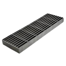 "High-strength rectangular gratings for flooring, walkways, and drainage. Available in steel, stainless steel, and custom sizes for industrial applications."