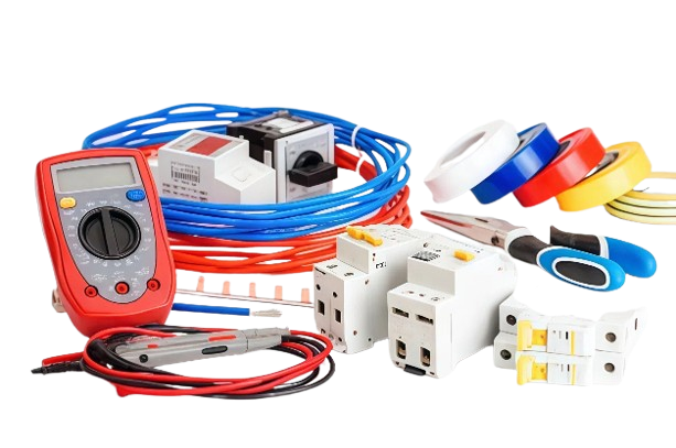 "Comprehensive range of electrical accessories, including connectors, clamps, and fittings, for safe, efficient, and reliable electrical installations."